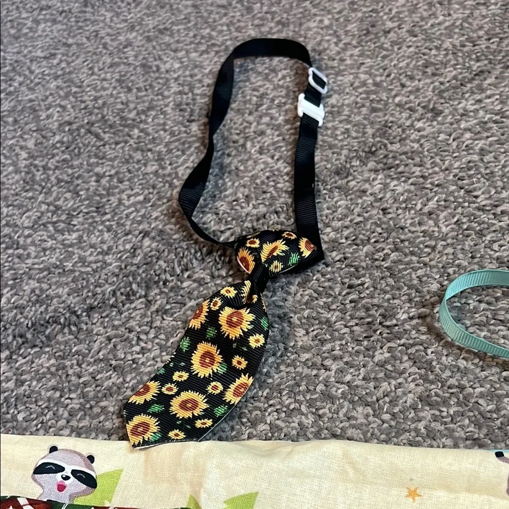 5 Cute Patterned Bandana Bibs - Football, Pumpkins, Polka Dot 3 bow ties